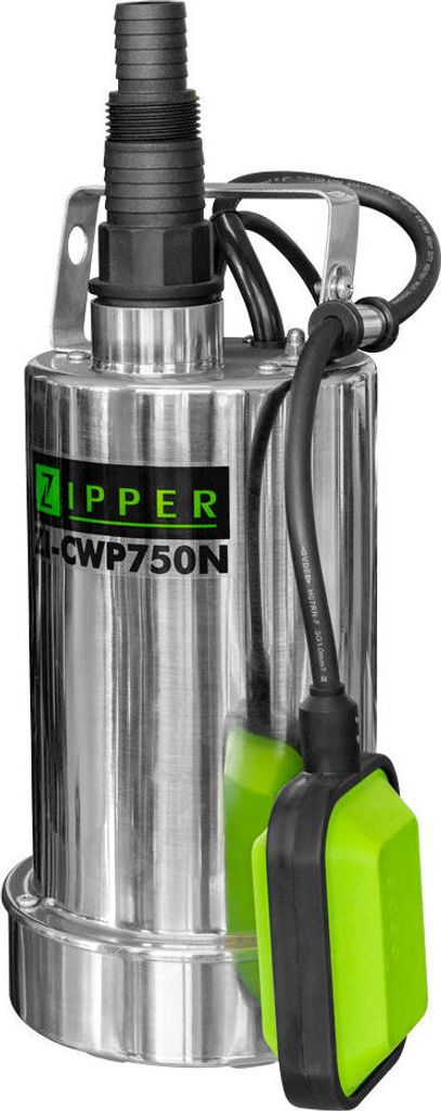 Zipper ZI-CWP750N Klarwasser-Tauchpumpe 11 mü/h 8.5 m (ZI-CWP750N)