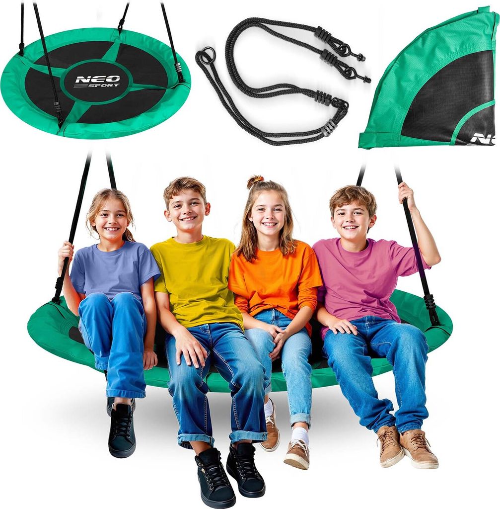 Neo-Sport Swingo 120 cm altalena a nido di cicogna Immagine del prodotto 