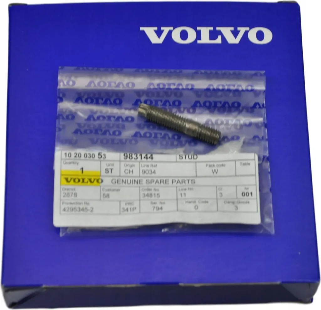Axe de Collecteur en Acier Inox pour Turbo Volvo V40 XC40 Qualité OE