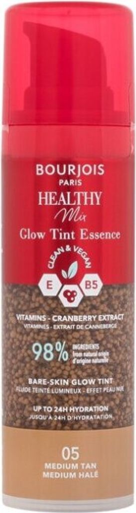 BOURJOIS Paris Healthy Mix Clean & Vegan Glow Tint Essence 05 Medium Tan