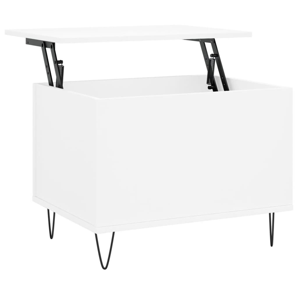 vidaXL Tavolino da salotto bianco 60x44,5x45 cm in Immagine del prodotto 