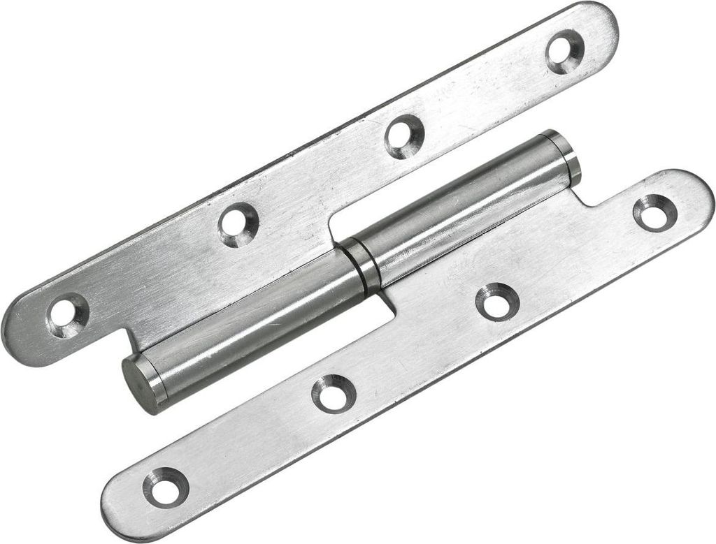 Hettich Türband 55 x 140 mm rechts Edelstahl matt - 1 Stück