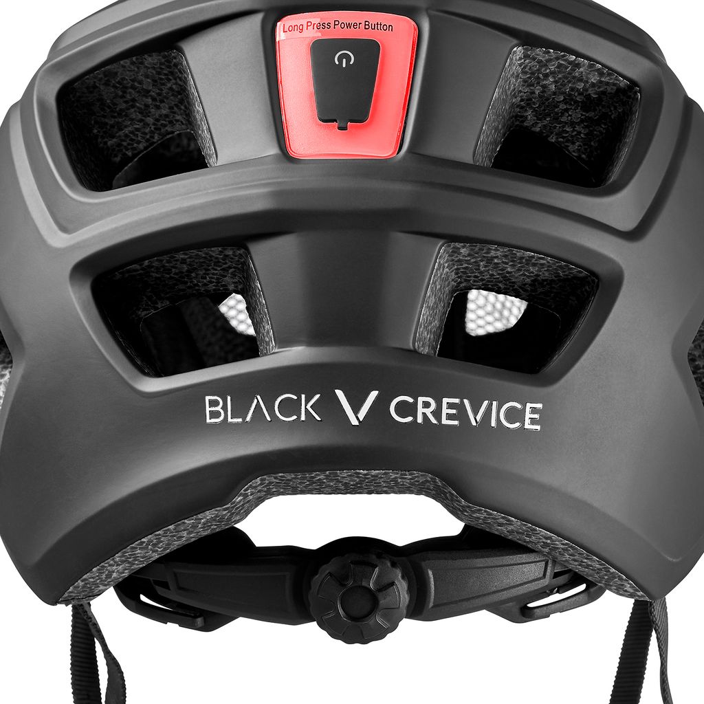 BLACK CREVICE - Damen/Herren MTB-Fahrradhelm mit Produktbild 4