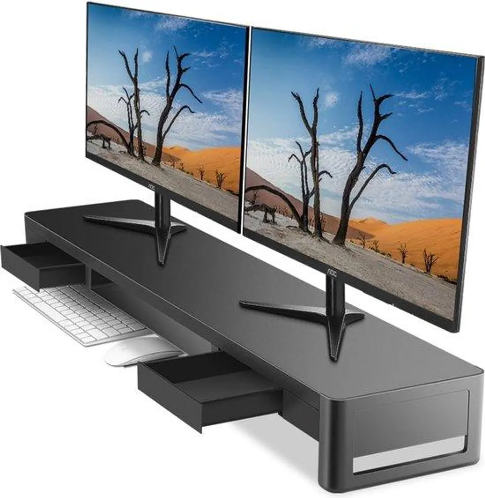 Support écran ergonomique XL : fini les douleurs cervicales au bureau