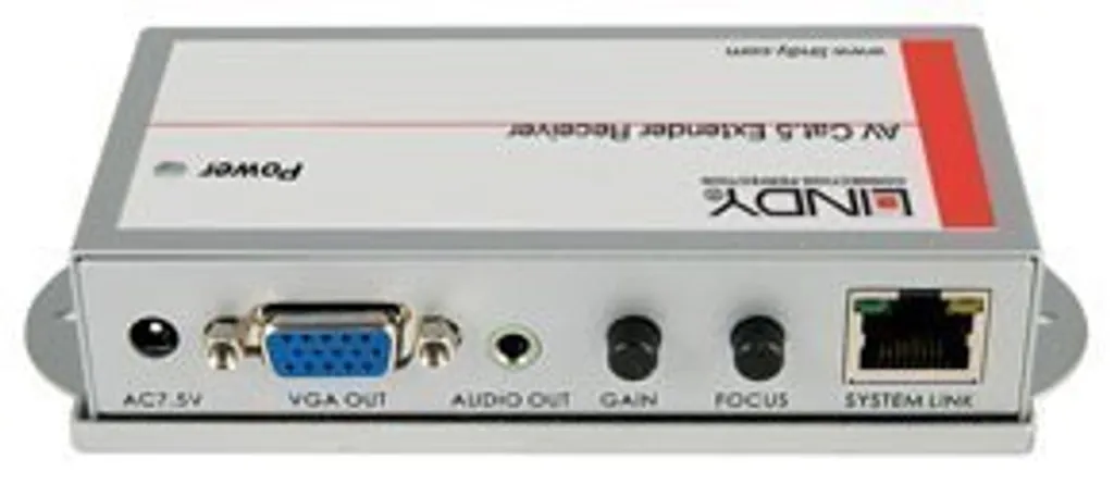 Récepteur Extender VGA et Audio Cat.5/6 LINDY Pro 32765 pour Écran Déporté