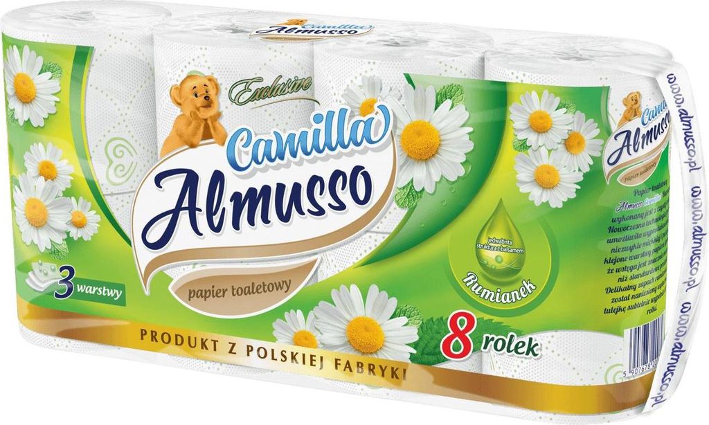 Almusso Camilla Papier toaletowy 8 rolek Zdjęcie produktu 