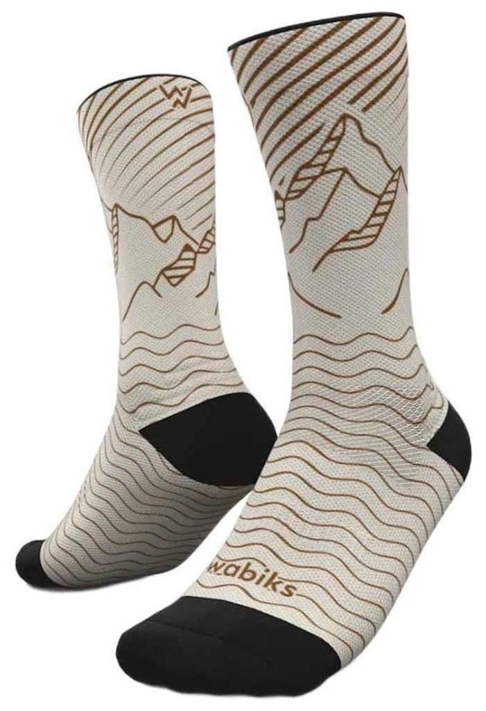 Wabiks Trail Lines Crew-socken Beige EU 39-42 Beige EU 39-42