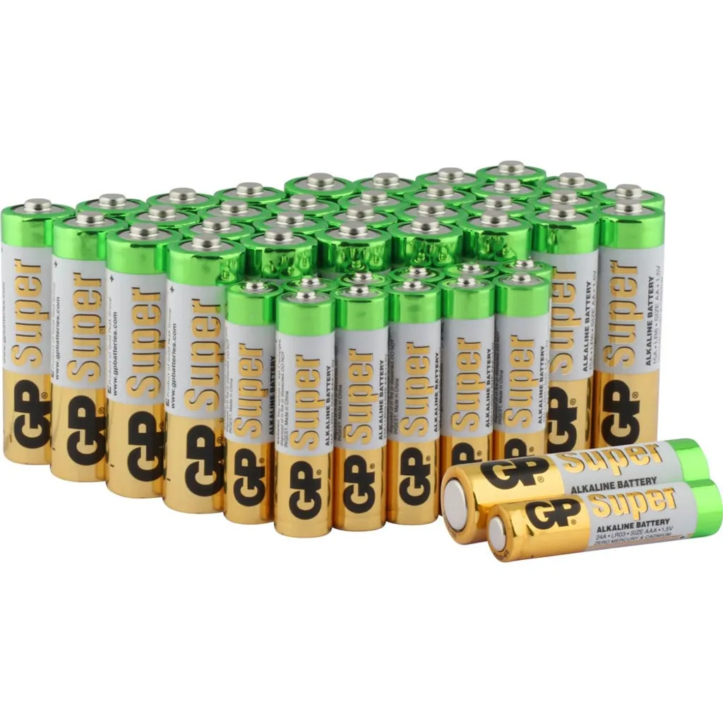 Piles AA et AAA GP Super Alcalines Haute Performance 030MEGAPACK x44 - 4