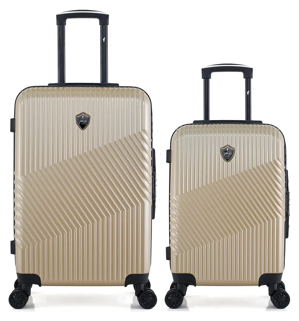 Valises Weekend et Cabine PETER : Lot de 2 Bagages Rigides et Maniables
