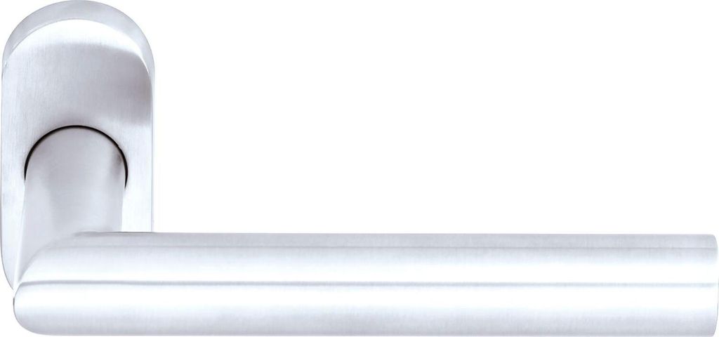 OGRO Drückerlochteil PREMIUM 8906/6621 - mit Rosette, Alu silber eloxiert