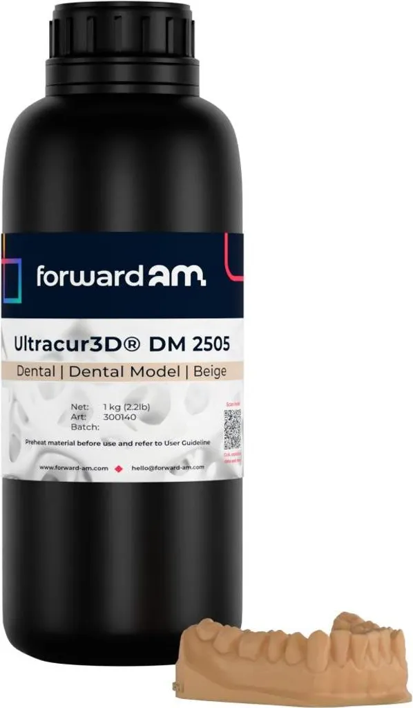 Résine d'impression 3D dentaire BASF DM 2505 beige pour aligneurs