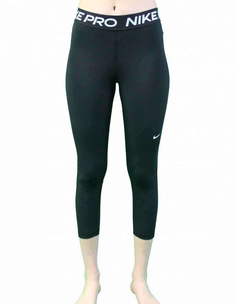 Nike W Np 365 Tight Crop Black/White M