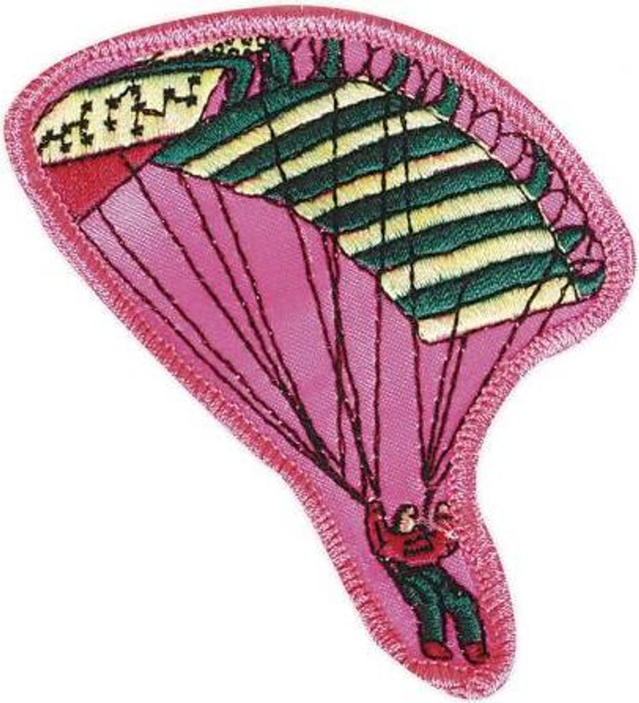 Aufnäher - Fallschirmspringer - 04636 - Gr. ca. 7 x 9 cm - Patches Stick Applikation