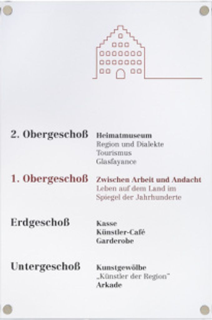 Türschild,Galerie, 420 x 297 mm, DIN A3, 1 Stk.