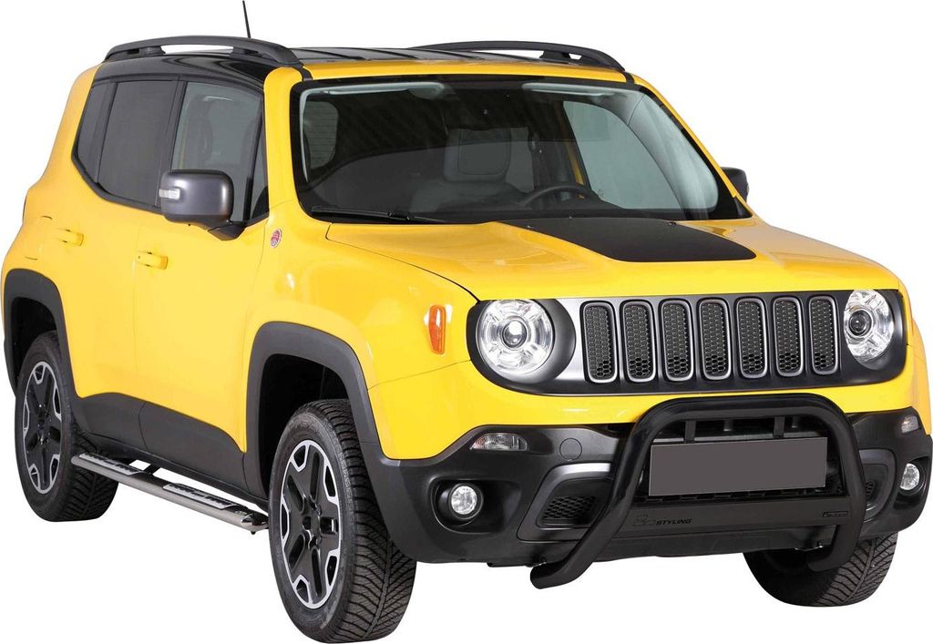 Frontbügel Frontschutzbügel für Jeep Renegade 2014-2024 Trailhawk ø63mm Schwarz