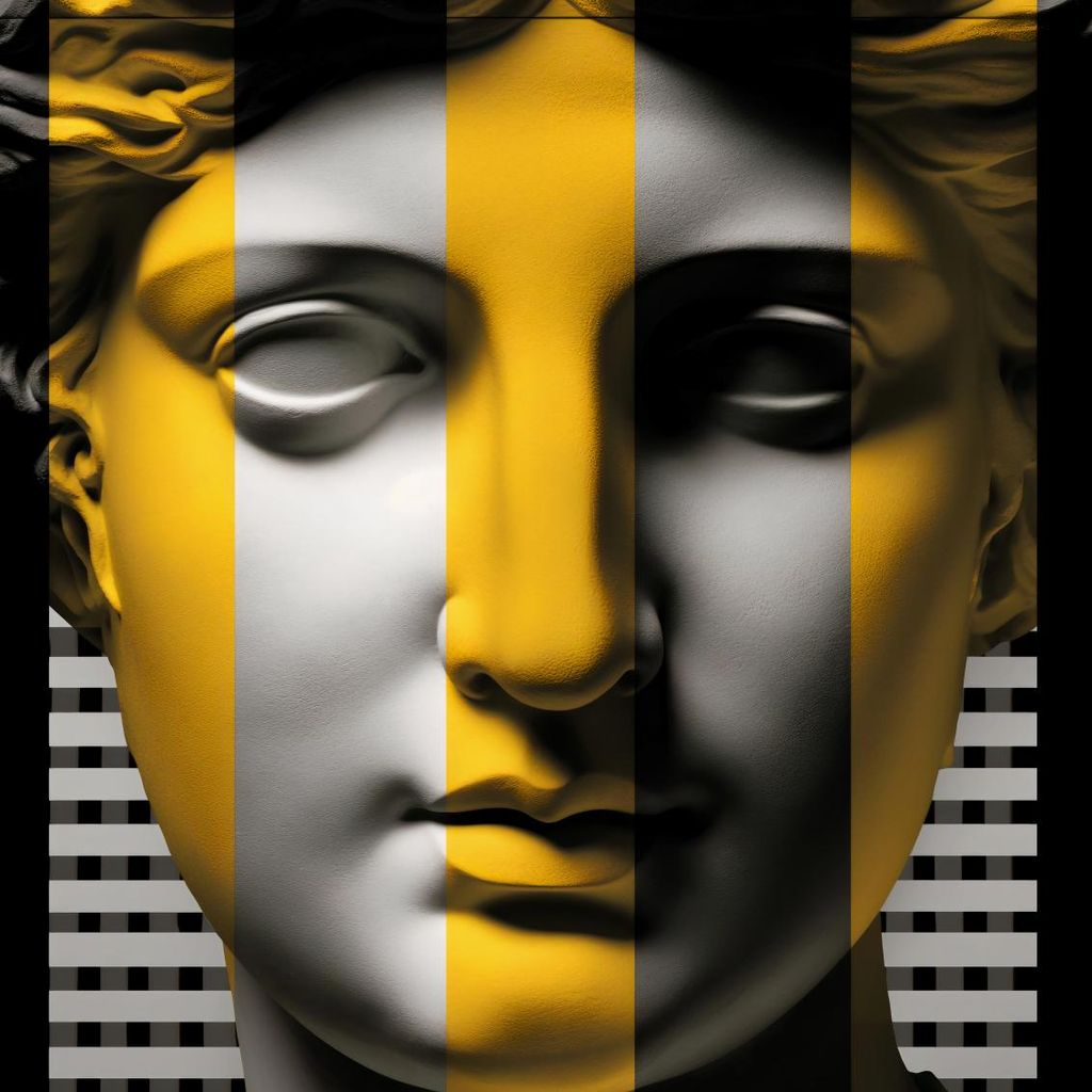 Plakat 30x30cm Klassische Avantgarde