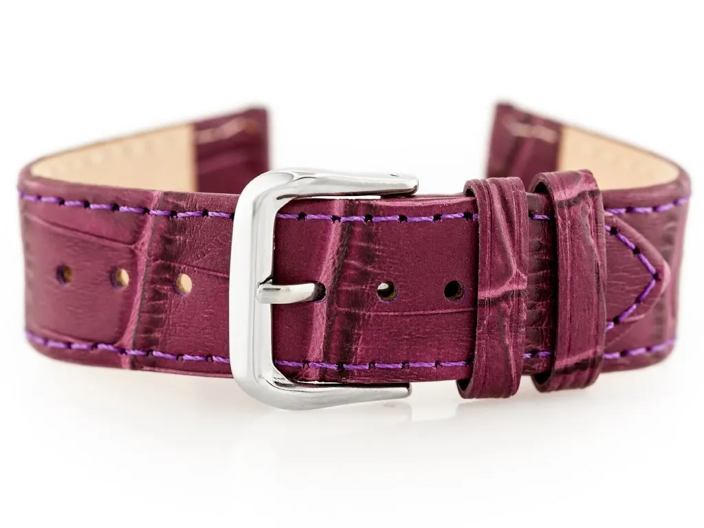 TAPORT Orologio Da Polso Rotondo In Pelle Viola Con Quadrante 3,5 Cm – Regalo Perfetto Per I Fan Delle Cavie