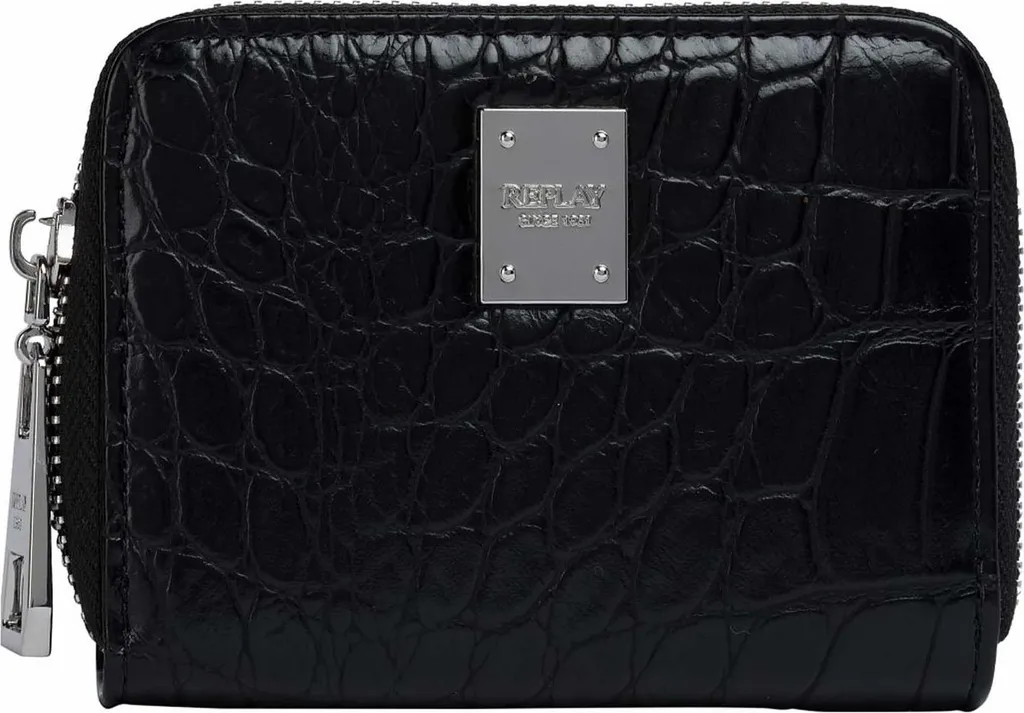REPLAY Wallet Black: Il Portafoglio Iconico che Completa il Look
