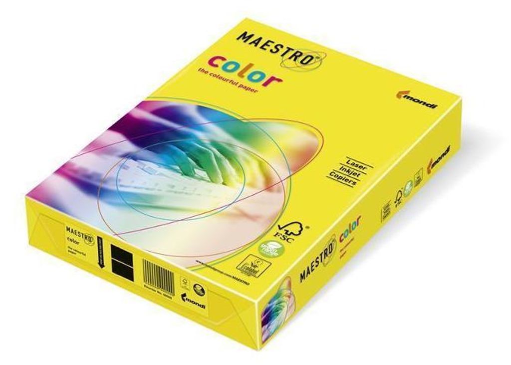 Mondi Maestro Color citrónovožltá 80 g/m² DIN-A4 – 500 Obrázok produktu 