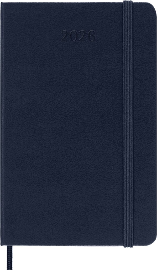 MOLESKINE Buchkalender 2026 Tage L/A5 Hardcover blau