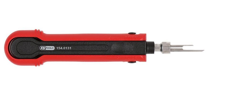 KS TOOLS 154.0131 Entriegelungswerkzeug für Flachstecker/Flachsteckhülsen 6,3 mm, 8,00 mm (KOSTAL)