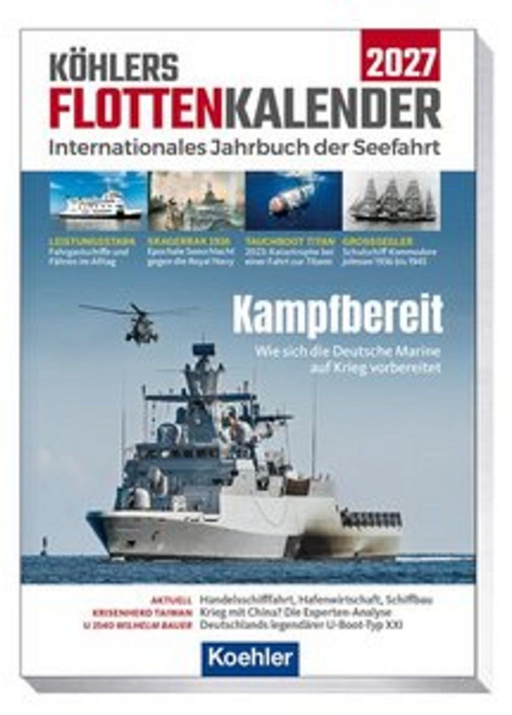 Köhlers FlottenKalender 2027 Immagine del prodotto 