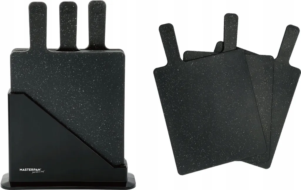 Set 3 Taglieri Design con Rack Integrato - Accessorio Cucina Chic