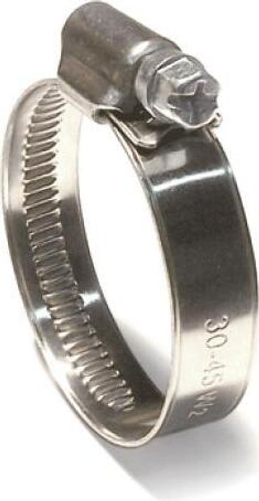 Edelstahl Schlauchschelle Schneckengewinde DIN 3017 W2 Spannbereich 110 - 130mm