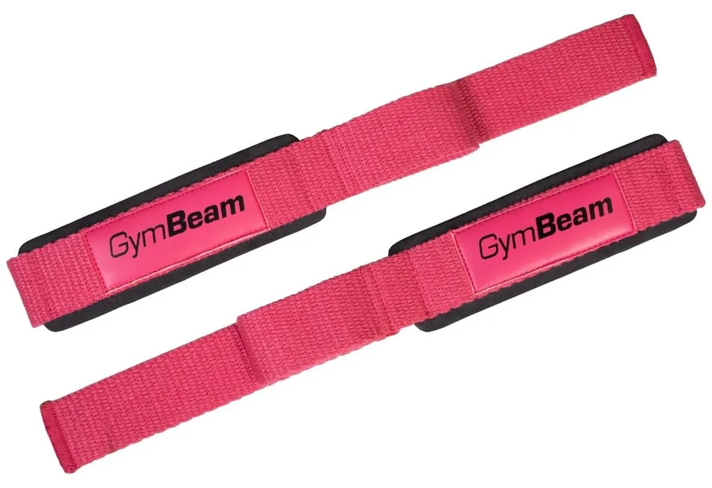 Sangles de levage antidérapantes Grip Rose GymBeam avec rembourrage