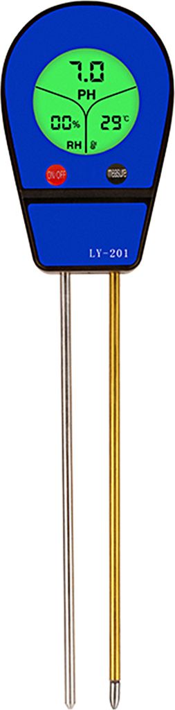 3-in-1 Boden-pH-Messgeraet, Feuchtigkeitstemperatur, Produktbild 
