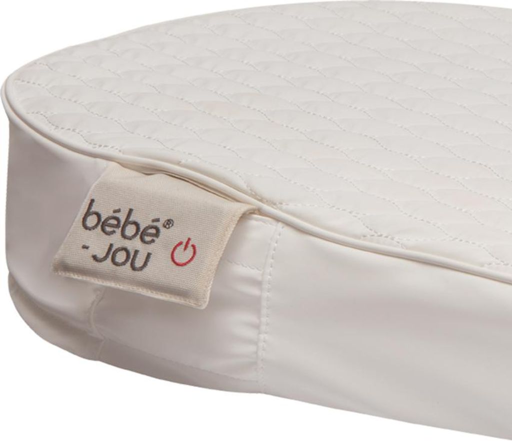 Bebe - Jou Quilted Waves Beheizte Wickelunterlage – Off White | Stillkissen