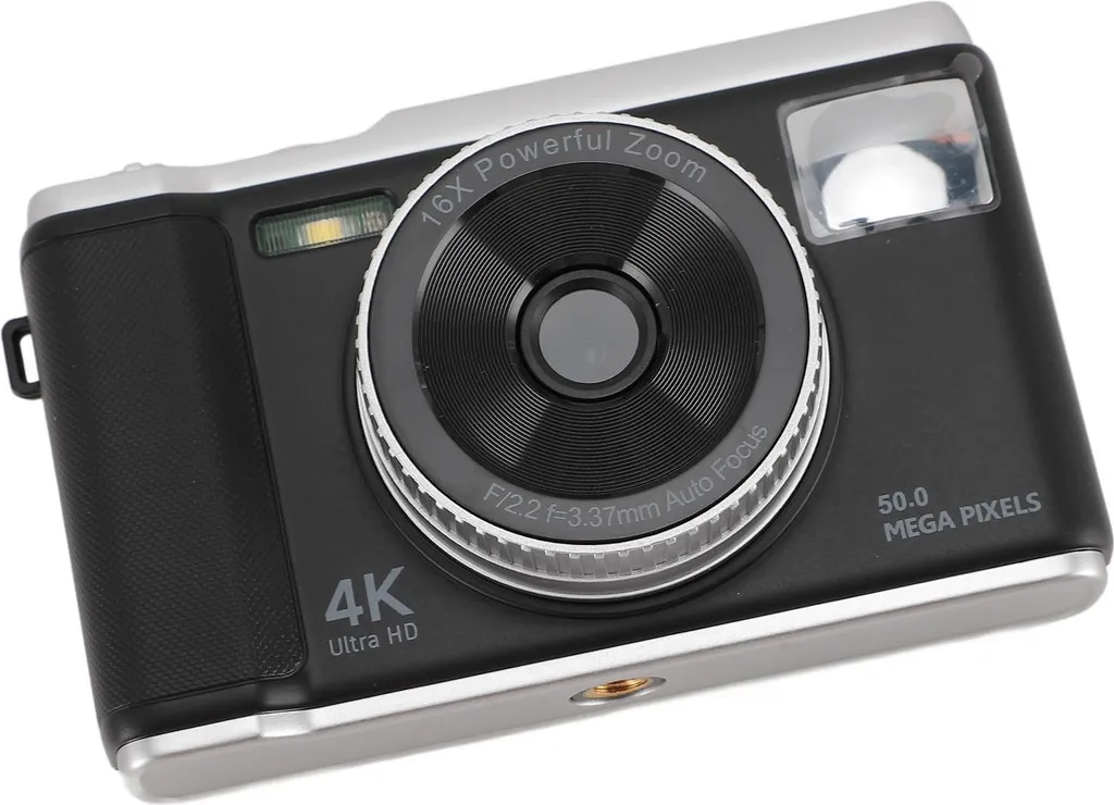 Appareil photo numérique 50 MP autofocus anti-flou zoom 16x écran LCD