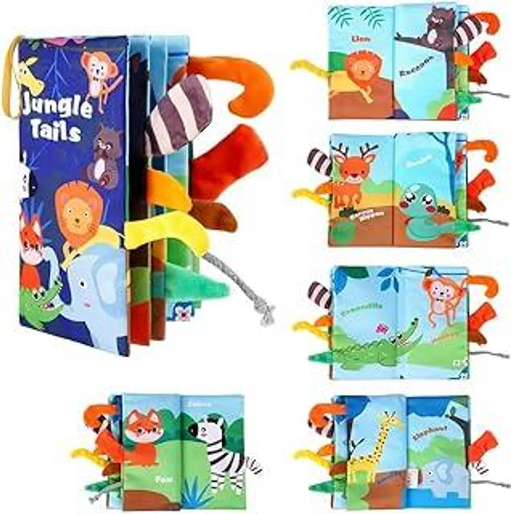Vicloon Libro Morbido per Neonati: Gioco Sicuro e Lavabile 0-2 Anni