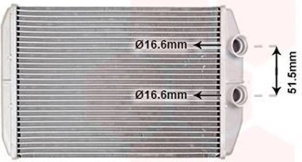 Échangeur de chaleur VAN WEZEL 30016702 pour Mercedes Citan 415