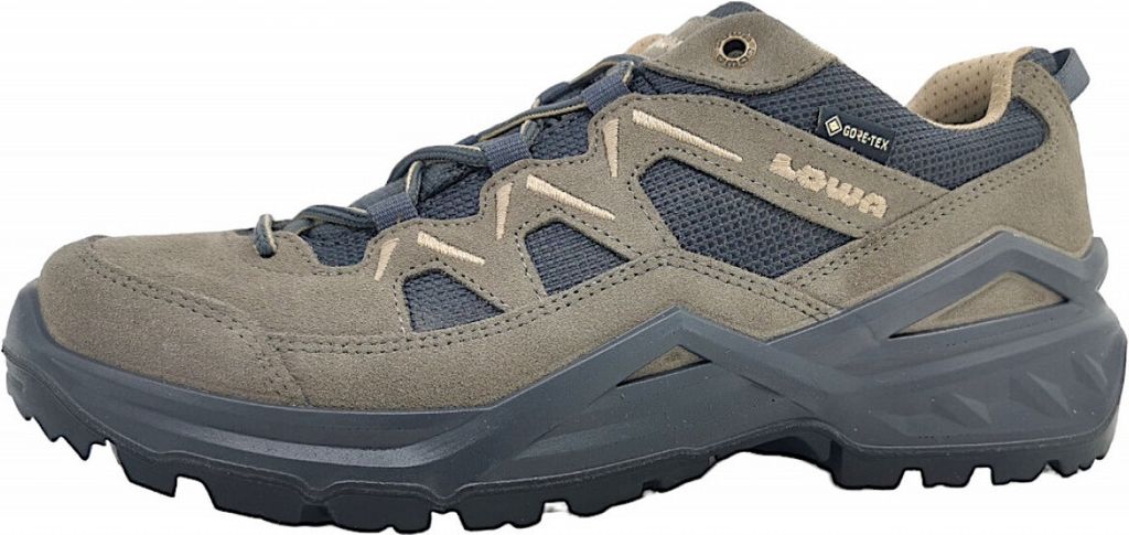 Lowa Herren Hikingschuh Sirkos Evo GTX Lo Nelke Anthrazit