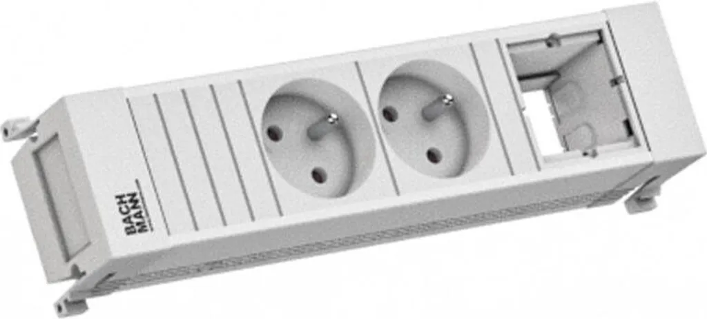 Bachmann Power Frame 916.001 Bianco: Prese da Incasso Professionali