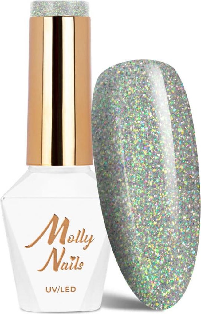 Molly Nails Shocking Shine Rocker HEMA/Di-HEMA-freier Hybrid-Nagellack, 8 g, Nr. 684
