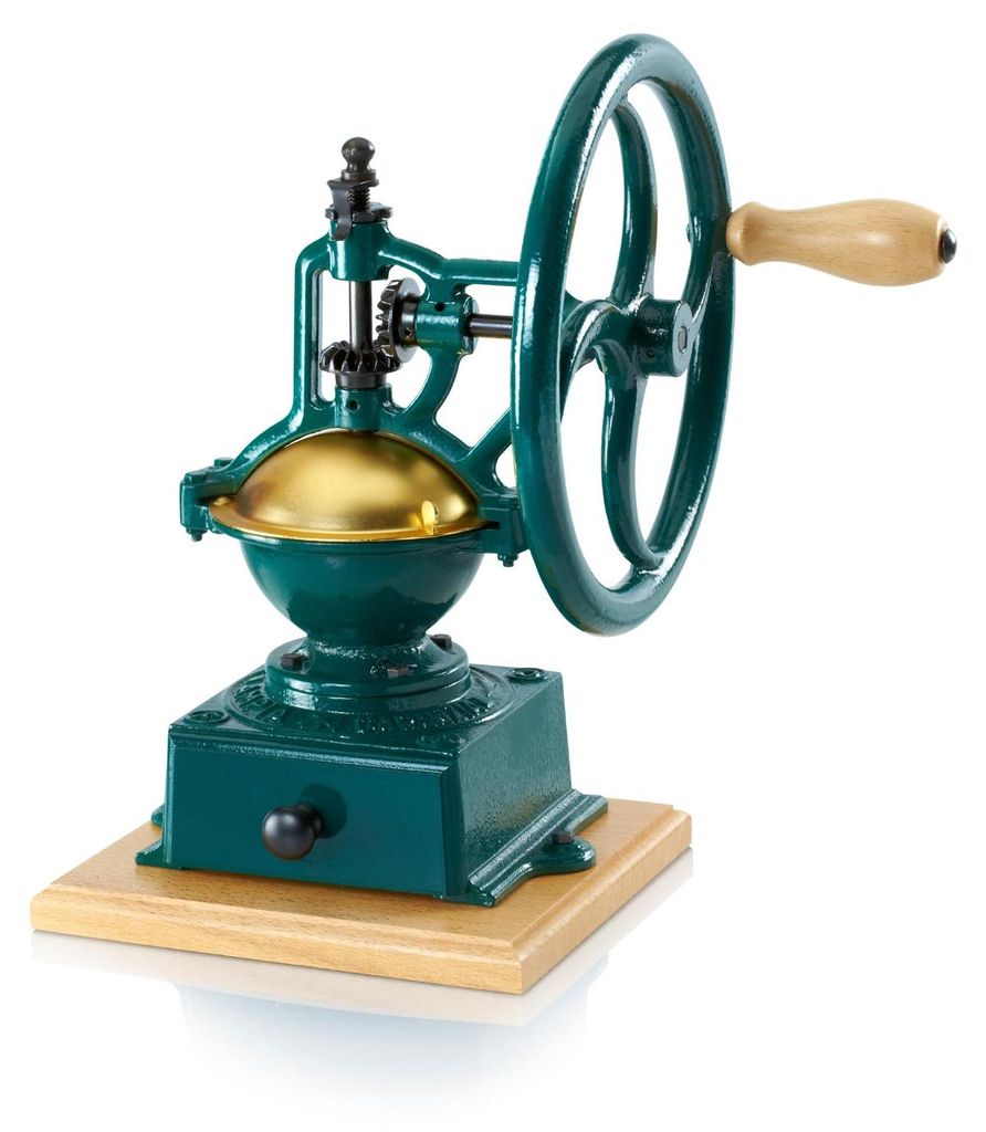 Tre Spade Kaffeemühle MC 140 mit Schwungrad Grün