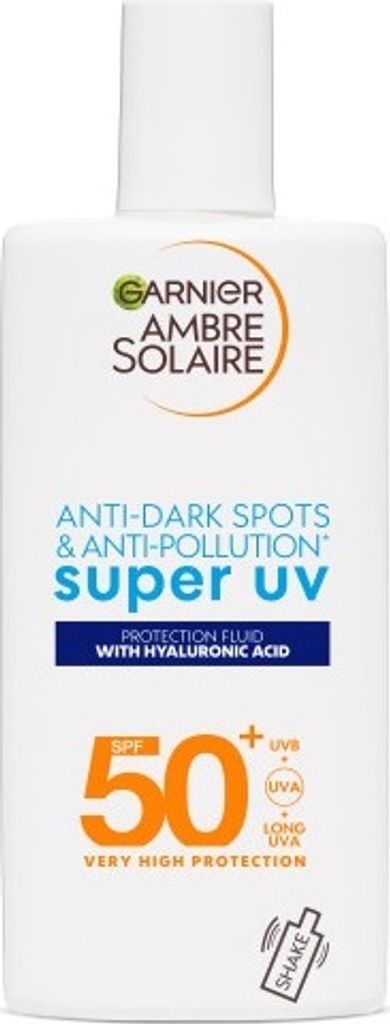 Garnier Ambre Solaire Super UV Schutzfluid fürs Gesicht Produktbild 