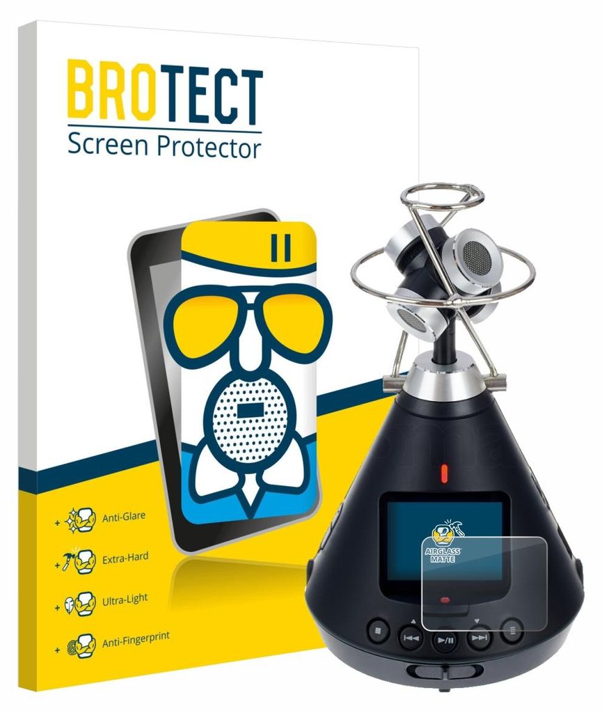 BROTECT Entspiegelungs Schutzglas für Zoom H3-VR Schutzfolie Panzer Folie Glas Display Schutz matt