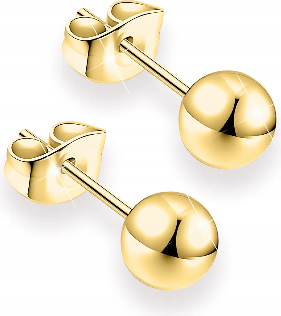 Perline d'oro Perline a vite Spilli classici 3 mm 4 mm 5 mm ARGENTO 925