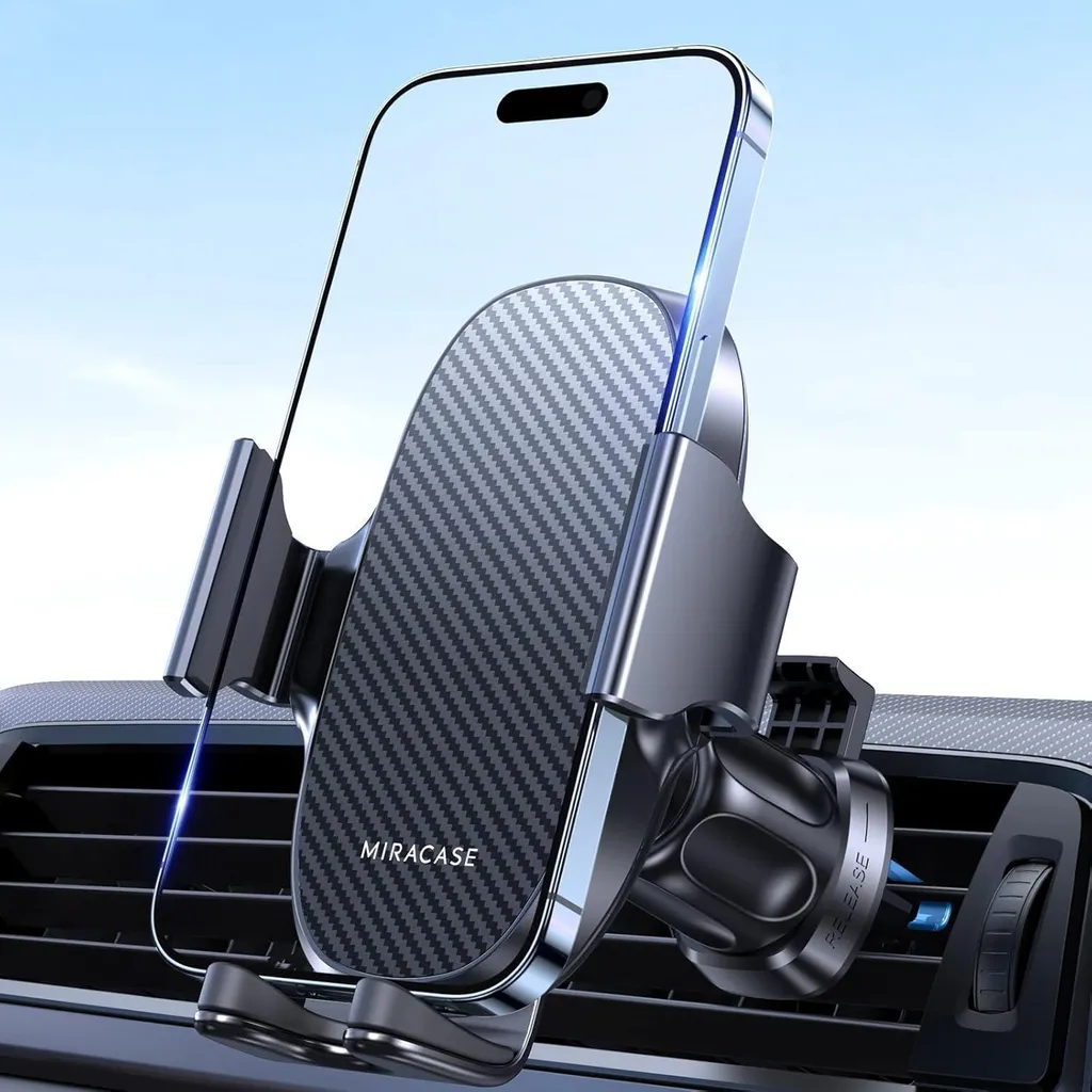 Supporto Smartphone Auto Miracase Grigio - Uso Intensivo iPhone/Samsung