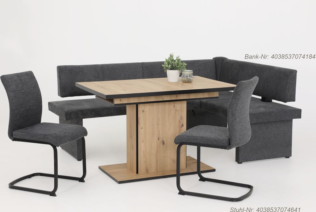 Säulentisch/Esstisch Ariana-Nachbildung Artisan Eiche Produktbild 5
