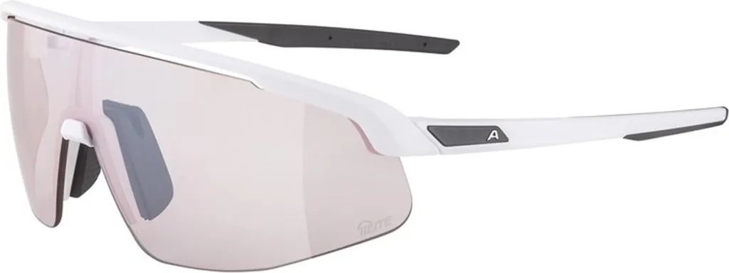 Lunettes de route Alpina Turbo Pro écran rose Q-Lite contrastes élevés