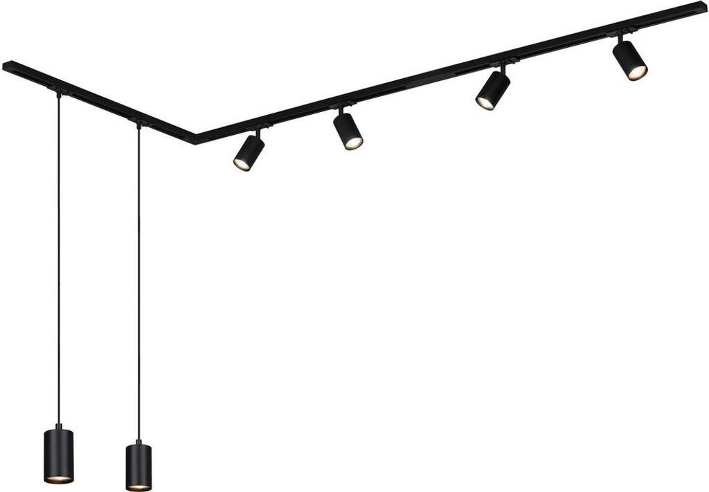 Sistema a binario Briloner Rail, set completo, 4 faretti Immagine del prodotto 