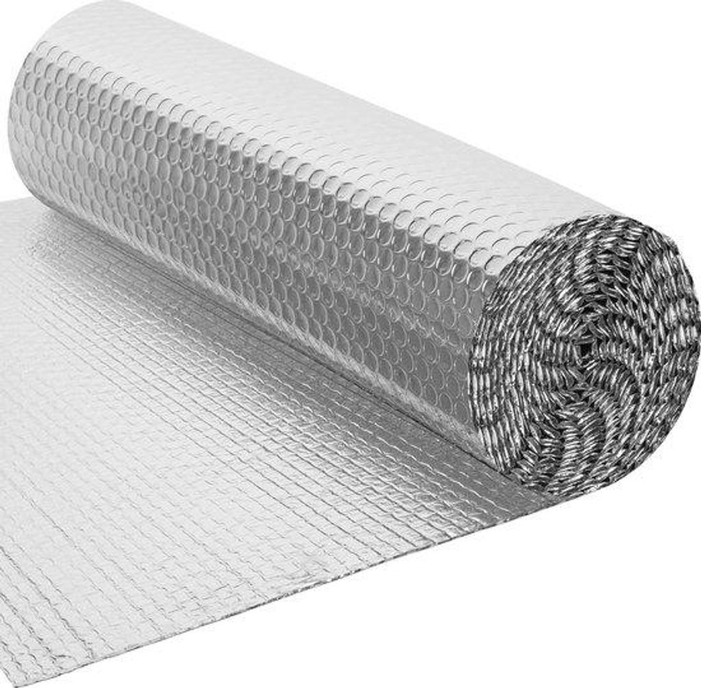 Folie-Isolatierollen 10 m x 60 cm für Boden, Decken und Wandisolierung