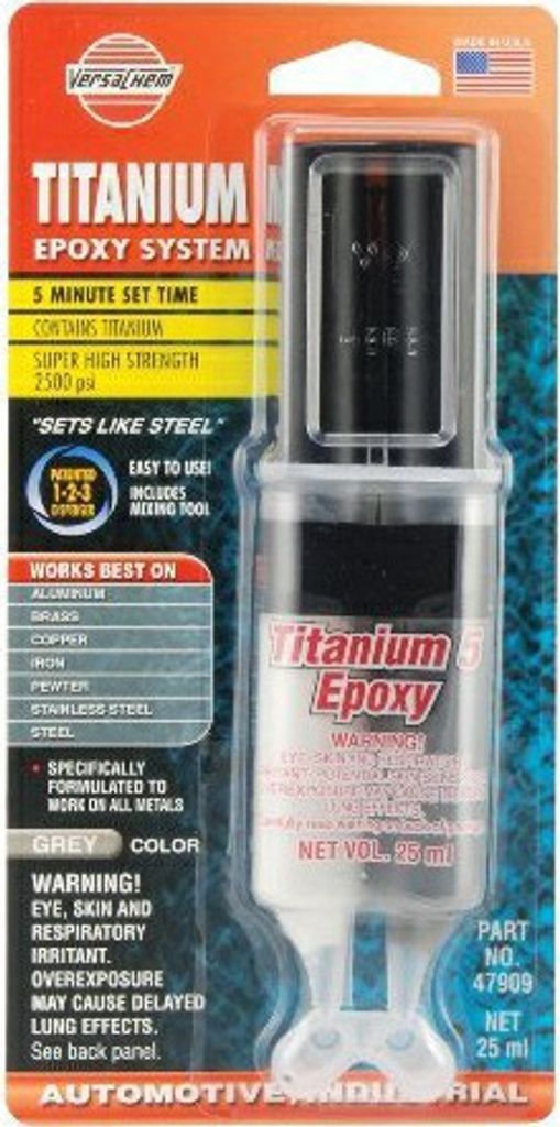 TITANIUM Epoxidkleber mit Titanpartikeln, 25 ml Produktbild 