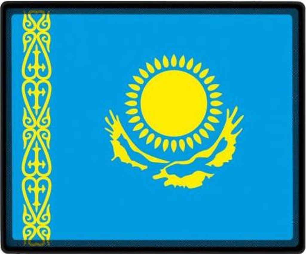 Mousepad Mauspad mit Motiv - Kasachstan Fahne - 82079 - Gr. ca. 24 x 20 cm