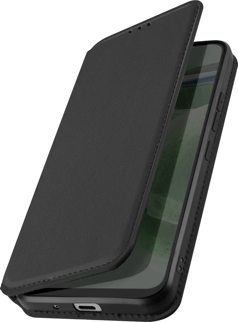 Custodia Avizar Nokia 7.1 Classic Edition - Similpelle Nera Elegante