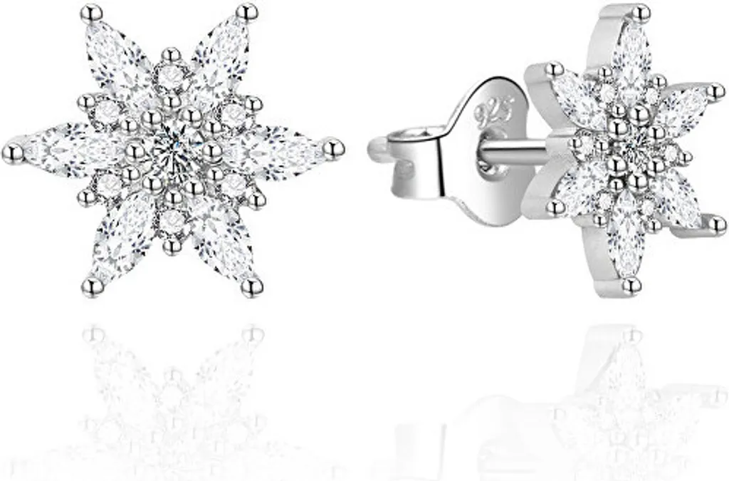 Orecchini Fiocco di Neve AGT-E005PW in Argento | Regalo di Natale